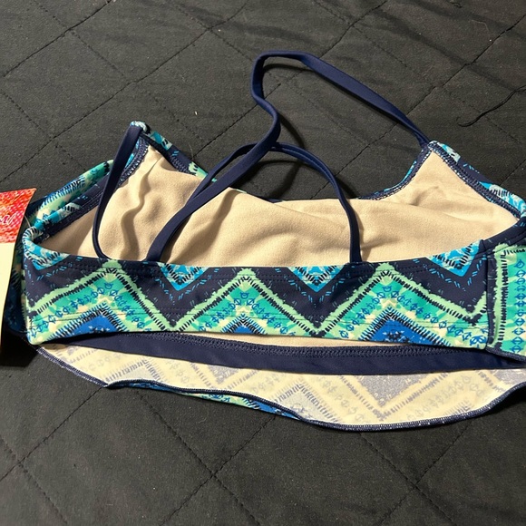 NWT Girls Two piece Blue Bathing Suit 12 - Picture 5 of 5